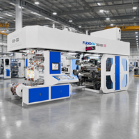 Machine d'impression flexographique haute vitesse CI 6 couleurs, presse flexo pour emballages en film plastique, BOPP, PET, PE, nylon, étiquettes, film rétractable