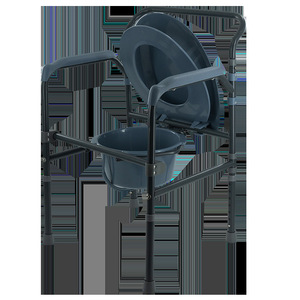 Asiento de inodoro de acero al carbono, ajustable, plegable, portátil, para personas mayores y mujeres embarazadas, uso doméstico - Product Image 3