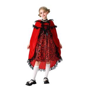 Disfraz de Princesa de Cuento de Hadas con Capucha para Niñas, Vestido de Halloween y Navidad, Traje de Cosplay para Actuaciones Escénicas - Product Image 2