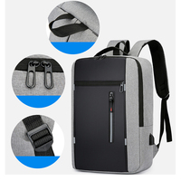 Sac à dos pour ordinateur portable QXMOVING, pas cher, en gros, souple, pour voyages, école, étudiants, avec port de charge USB