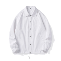 Blouson d'entraîneur personnalisé pour hommes, grande taille, style décontracté, coupe-vent en tissu de laine, avec logo sur mesure – Vente en gros