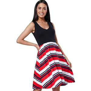 Vestido corto Floral sin mangas para mujer, vestido cómodo de verano para amamantar - Product Image 5