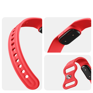 Custom OEM Pulsera 18mm Transpirable Silicona Líquida Suave Una Pieza para Google <span class=keywords><strong>Fitbit</strong></span> Air Tracker Loop Correa - Product Image 4