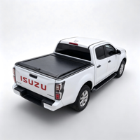 Couverture de benne rigide rétractable en aluminium, couverture de benne de camion étanche et verrouillable pour accessoires de camionnettes