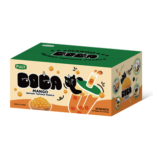Perlas de Boba con Sabor a Mango 50g×200, Bolas de Jugo de Frutas Explosivas para Bebidas de Té de Burbujas, Postres, Precio de Fábrica - Product Image 1