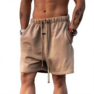 Shorts décontractés pour hommes à taille élastique, longueur genou, avec poches latérales, coupe confortable et décontractée, shorts d'été pour tous les jours - Product Image 6