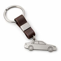 Porte-clés en cuir personnalisé de qualité supérieure, avec anneau métallique durable, logo personnalisé, vente en gros directe d'usine, cadeau, fabricant OEM ODM