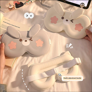 <span class=keywords><strong>Antifaz</strong></span> de Seda de Hielo Elástico <span class=keywords><strong>para</strong></span> Niños, con Diseño de Dibujos Animados, <span class=keywords><strong>para</strong></span> la Siesta, Alivia la Fatiga Ocular - Product Image 2