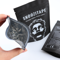 Sachet d'emballage alimentaire transparent 250g pour épices et assaisonnements, pochette en papier personnalisable avec impression, sachet stand-up pour assaisonnements
