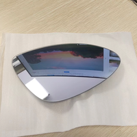 Verre de rétroviseur d'aile de porte latérale chauffante avant pour Porsche Cayenne 2011-2014