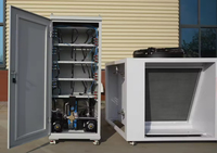 Solution clé en main de refroidissement liquide 70 kW pour 12 unités de serveurs, boîtier informatique certifié CE, ventilateurs à haut débit d'air