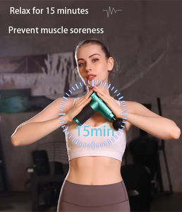Pistola de Masaje Portátil para Liberación Muscular Profunda con 8 Cabezales de Masaje, Pistola de Percusión Vibradora para Relajación Corporal - Product Image 6