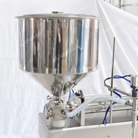 Petite trémie de transport de liquide de machine de remplissage de pâte semi-automatique de table pneumatique horizontale pour des applications chimiques