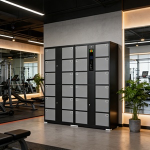 Casillero Electrónico Inteligente, Gabinete de Almacenamiento Digital con Tarjeta RFID/Contraseña/Código de Barras para Supermercado, Gimnasio, Escuela, Oficina, Uso Público - Product Image 1