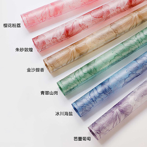 Hoa gói giấy Ngày Valentine không thấm nước bó hoa gói Hoa bao bì bán hoa vật liệu bán buôn - Product Image 3