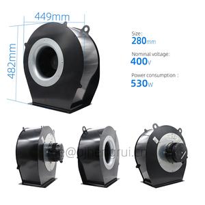 Ventilateurs de refroidissement centrifuges Siemens ebmpapst G3G280-BR04-M7 400V AC 530 W 2700RPM 280mm IP55 M3G084-DF pour moteur de broche servo - Product Image 2