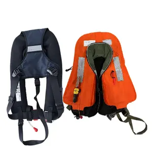 JINWAREN manufacture wholesales Positioning system HXY-Q-A2 Inflatable life jacket with double air bag