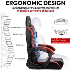Échantillon Gratuit - <span class=keywords><strong>Chaise</strong></span> de Bureau <span class=keywords><strong>Gaming</strong></span> Inclinable en Cuir <span class=keywords><strong>Autofull</strong></span> avec Repose-Pieds pour Jeux et Dropshipping - Product Image 3