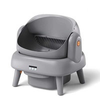 Litière automatique pour chat Younihao, élégante, en acier inoxydable, autonettoyante, grande capacité de 65 L, contrôle des odeurs, confortable, étanche