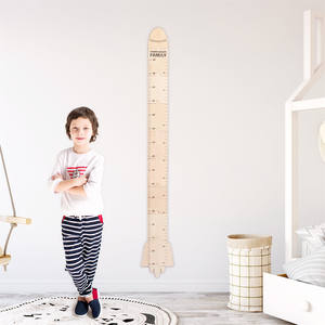 Mesure de la hauteur des enfants, tableau en bois personnalisé, pour les enfants - Product Image 1