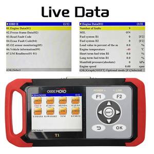 Herramienta de Diagnóstico LCD de 3.5'' con Escáner ABS ECU, Prueba de Batería, Escáner para Motocicletas T1, Herramienta de Escaneo OBD2 Euro 5 para Motocicletas - Product Image 2