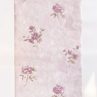 Papier peint 3D pour la décoration de la maison chambre à coucher salon fleurs non-tissé fond de rouleau de papier peint mural