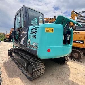 7,5 toneladas usadas buenas condiciones <span class=keywords><strong>Kobelco</strong></span> Sk75 excavadora <span class=keywords><strong>Kobelco</strong></span> Sk75 130 <span class=keywords><strong>135</strong></span> 140 200 250 Excavadora hidráulica sobre orugas para la venta - Product Image 5