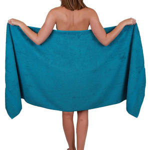 Serviette <span class=keywords><strong>de</strong></span> <span class=keywords><strong>bain</strong></span> extra large 100% coton avec logo personnalisé pour la maison, l'hôtel, la salle <span class=keywords><strong>de</strong></span> <span class=keywords><strong>bain</strong></span> - Product Image 1