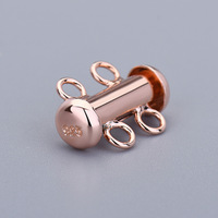 925 connecteurs en argent Sterling boucle fermoir magnétique ressort Bracelet fermoir bijoux à bricoler soi-même accessoires