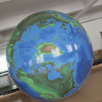 Énorme globe gonflable/globe de terre gonflable personnalisé/ballon gonflable de carte du monde