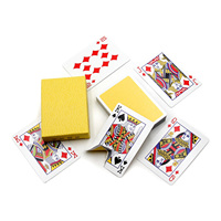 Cartes à jouer européennes populaires, entièrement colorées, recto-verso, imperméables, impression 57*88mm, noyau noir, design personnalisé, cartes à jouer en papier