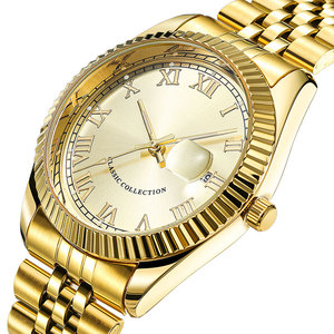 Nouveau produit 2022 montre à <span class=keywords><strong>lunette</strong></span> Unique avec calendrier grossissant montre à Quartz lumineuse de haute qualité cadeau d'affaires montre-bracelet Relojes - Product Image 6