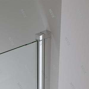 Panel de vidrio fácil de limpiar de 6mm 3 pantallas de ducha plegables sobre bañera con estilo abierto de bisagra - Product Image 6