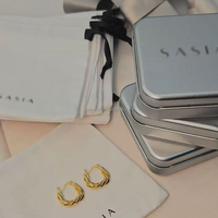 Boîte en étain carrée, boîte à bijoux et accessoires, boîte en étain pour le stockage et l'emballage de projets DIY faits main