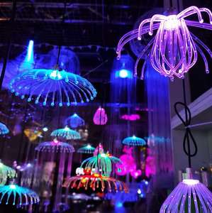 Lámpara de luz solar diwali para decoración del hogar, miniluces LED Multicolor 3d de navidad para fiestas y exteriores, barata - Product Image 2