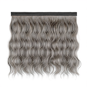 2025年新作 ウィッグハット 取り外し可能 ミディアムロング ウェーブヘアピース 高ボリューム 自然な見た目 卸売 - Product Image 3