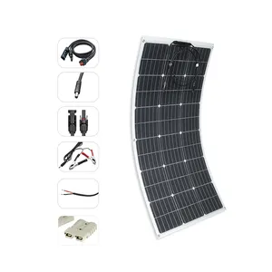 고효율 태양 전지 태양 전지 PV 패널 ETFE 100w 120 와트 200w 300w 400w 유연한 태양 전지 패널 공장 가격