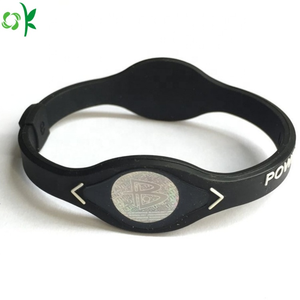 Spor fabrika için oksilikon fabrika silikon güç enerji bilezik ucuz özel silikon bileklik kazınmış kauçuk bilezik - Product Image 4