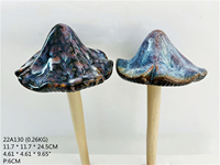 Décoration d'intérieur fournitures de jardin céramique mini artisanat champignon