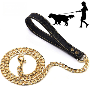 Cadenas de Lujo para Perros de Acero Inoxidable Sólido, Impermeables, de Alta Resistencia, Estilo Cubano, Personalizadas, Tipo Hip Hop, Correa Única para Mascotas - Product Image 2
