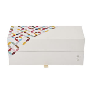 Fabricant de gros de luxe personnalisé imprimé 2mm gris mat PP stratification boîtes cadeaux portables avec fonction UV Spot boîtes de papier - Product Image 1