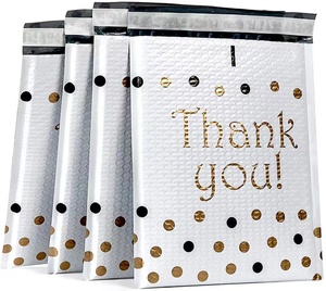 Earth Friendly Kraft Bubble Envelopes Self-adhesive Padded Paper Bag Clothes Packaging Bubble Mailer