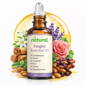 Roll-on Émotions – Huile Essentielle Apaisante et Équilibrante – Formule Botanique Naturelle – Portable – Étiquette Privée – Voyage – Douceur – Pour la Libération Émotionnelle et la Pardonneresse - Product Image 1