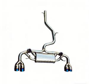 Système d'échappement sport durable avec silencieux à valve pour <span class=keywords><strong>Audi</strong></span> <span class=keywords><strong>TT</strong></span> 2.0T 2015-2019, en acier inoxydable 304, à quatre sorties, pour un son de voiture de sport performant - Product Image 2