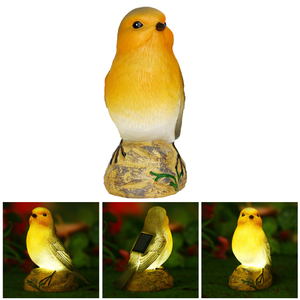 Statue de jardin d'<span class=keywords><strong>oiseau</strong></span> solaire en résine pour décoration de patio extérieur - Product Image 2