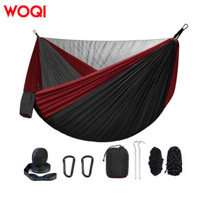 Hamac portable en toile Woqi avec moustiquaire, léger, pour le camping en plein air, la randonnée, la plage, les voyages, l'utilisation dans le jardin - Product Image 3