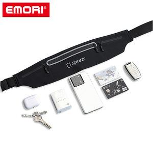 Riñonera Delgada con Tira Reflectante Ajustable, Ligera, con Múltiples Bolsillos, Ultrafina, en Oferta - Product Image 4