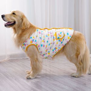 Chaleco de lana coral para perros, ropa gruesa y cálida para invierno, para perros grandes, Golden Retrievers, Border Collies - Product Image 4