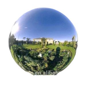 Bola de acero inoxidable hueca grande, Bola de polaina cromada para jardín - Product Image 2