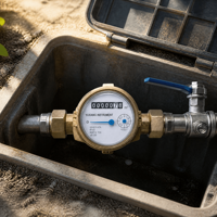 Compteur d'eau en laiton à jet unique DN15, norme ISO4064, type DTY, protection IP68, eau froide, horizontal, OEM, précision classe B